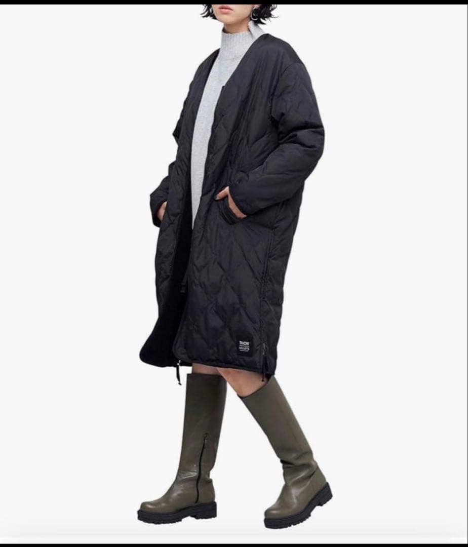 [美品] NOLLEY'S 別注 TAION ミリタリーリバーシブルロングダウン