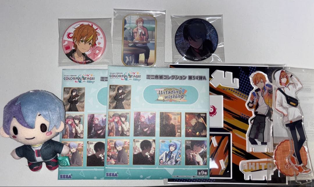 プロセカ 東雲彰人 青柳冬弥 鏡音レン 缶バ 色紙 アクスタ他 冬弥