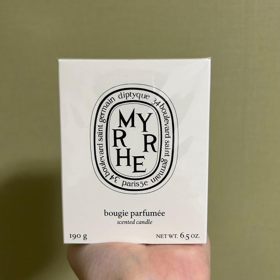 【新品未使用】diptyque myrrheキャンドル　190g