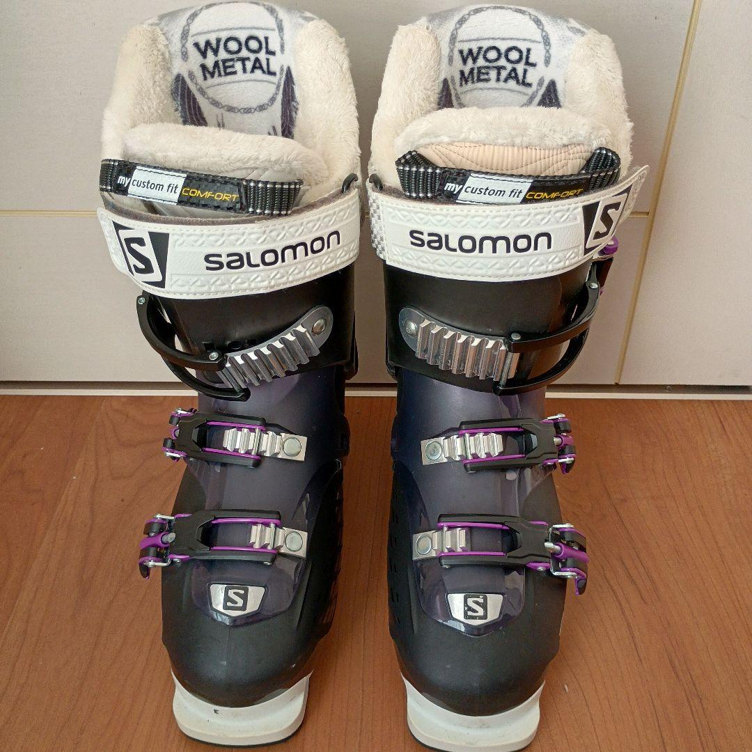 Salomon スキー用ブーツ 女性用 黒/紫