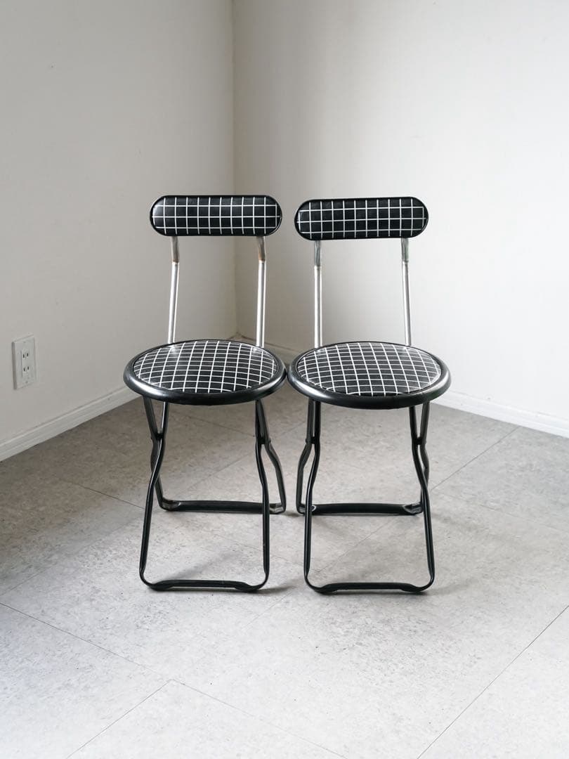 80's ポストモダン vintage フォールディングチェア レトロポップ