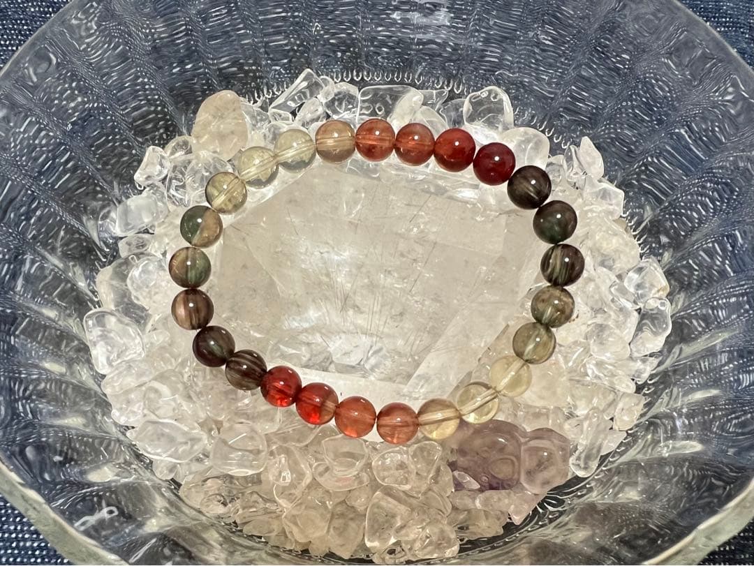 最高級グレード5A+ アンデシン パワーストーン ブレスレット