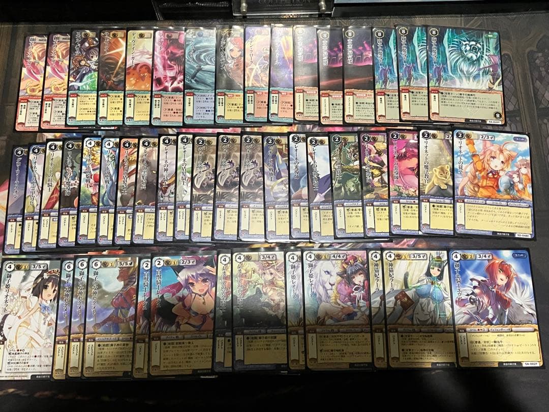 カイザー、モンコレTCG バステト、ハーピィデッキと戦闘スペル21枚