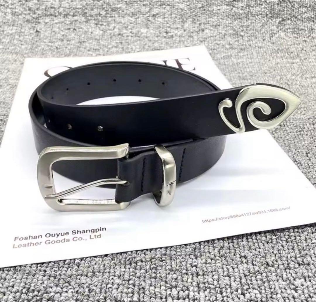 本日限定価格！STUSSY ステューシー レザーベルト 黒 - メルカリ