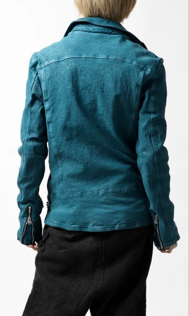 バックラッシュbacklashジャパンカーフダブルライダースLターコイズ