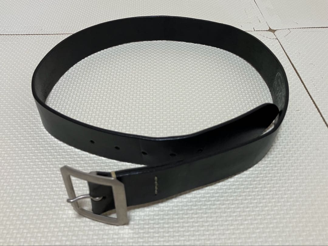 ウエアハウス　レザーベルト　ブラック