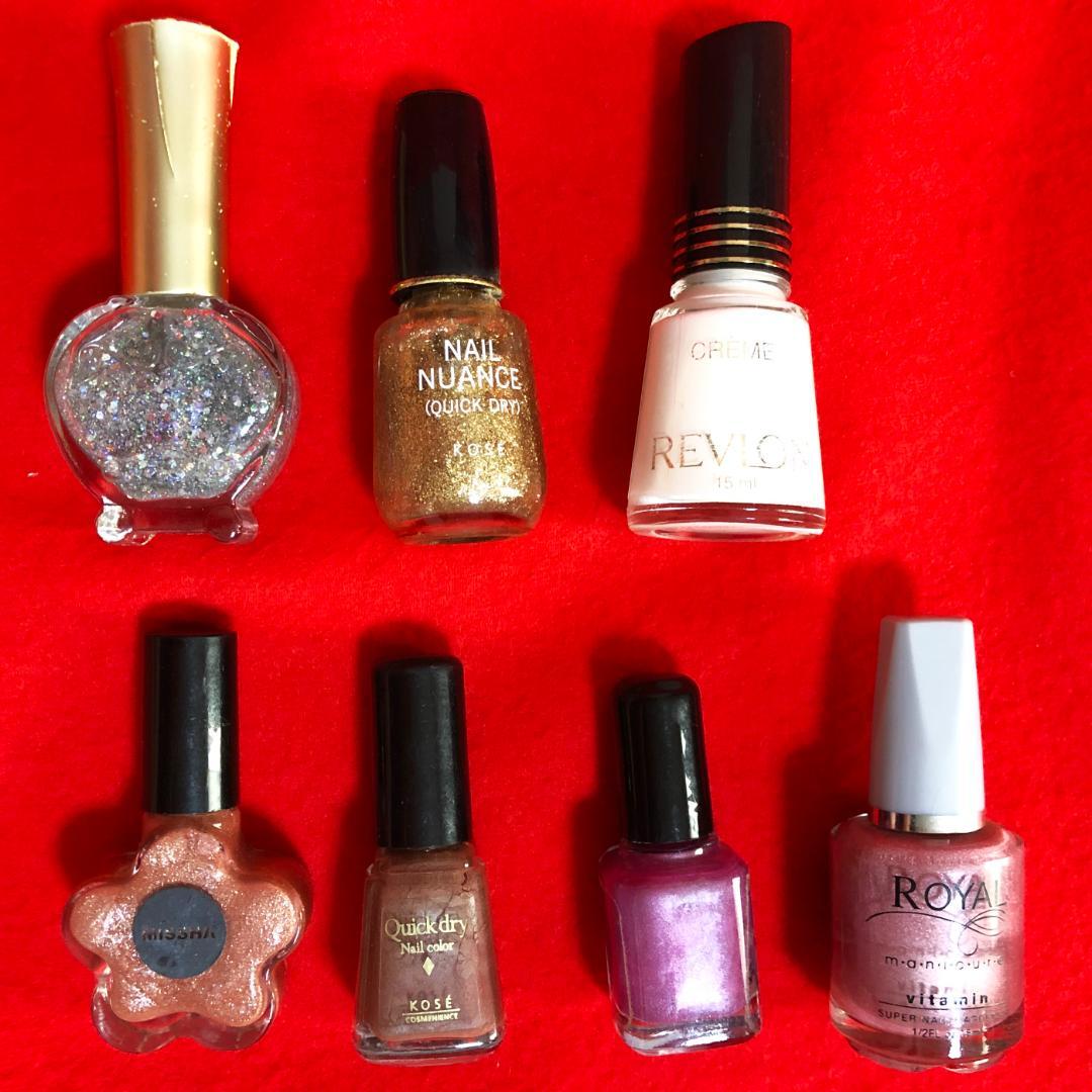 ★【ご希望の際2000円に変更】ネイル7点／MISSHA・レブロン・KOSE等