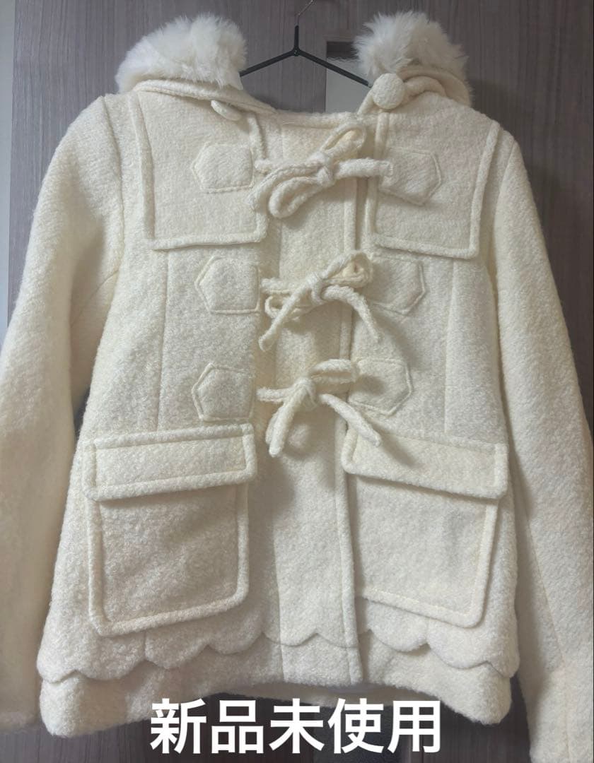 最終値下げ　LIZLISA リボンダッフルショートコート　リズリサ