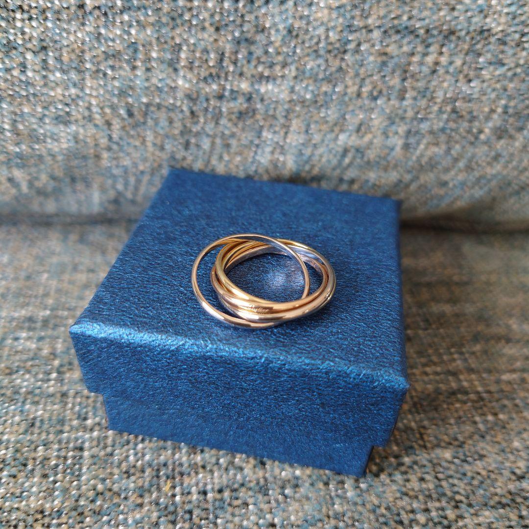 【レア】カルティエ トリニティ 5連リング 廃盤品