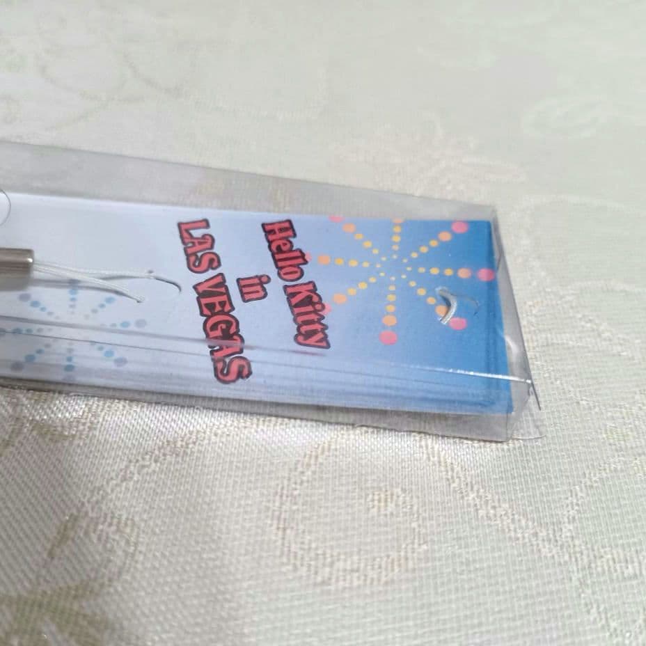 レア】海外 ハローキティ ラスベガス 根付け ストラップ ご当地キティ