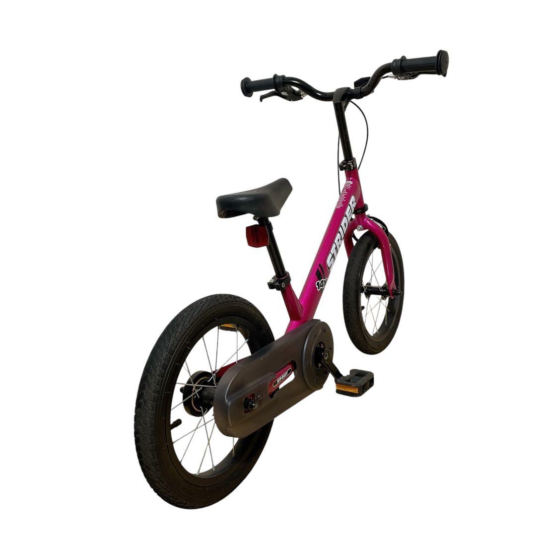 ストライダー 14X ピンク 純正スタンド strider ペダル付き 自転車