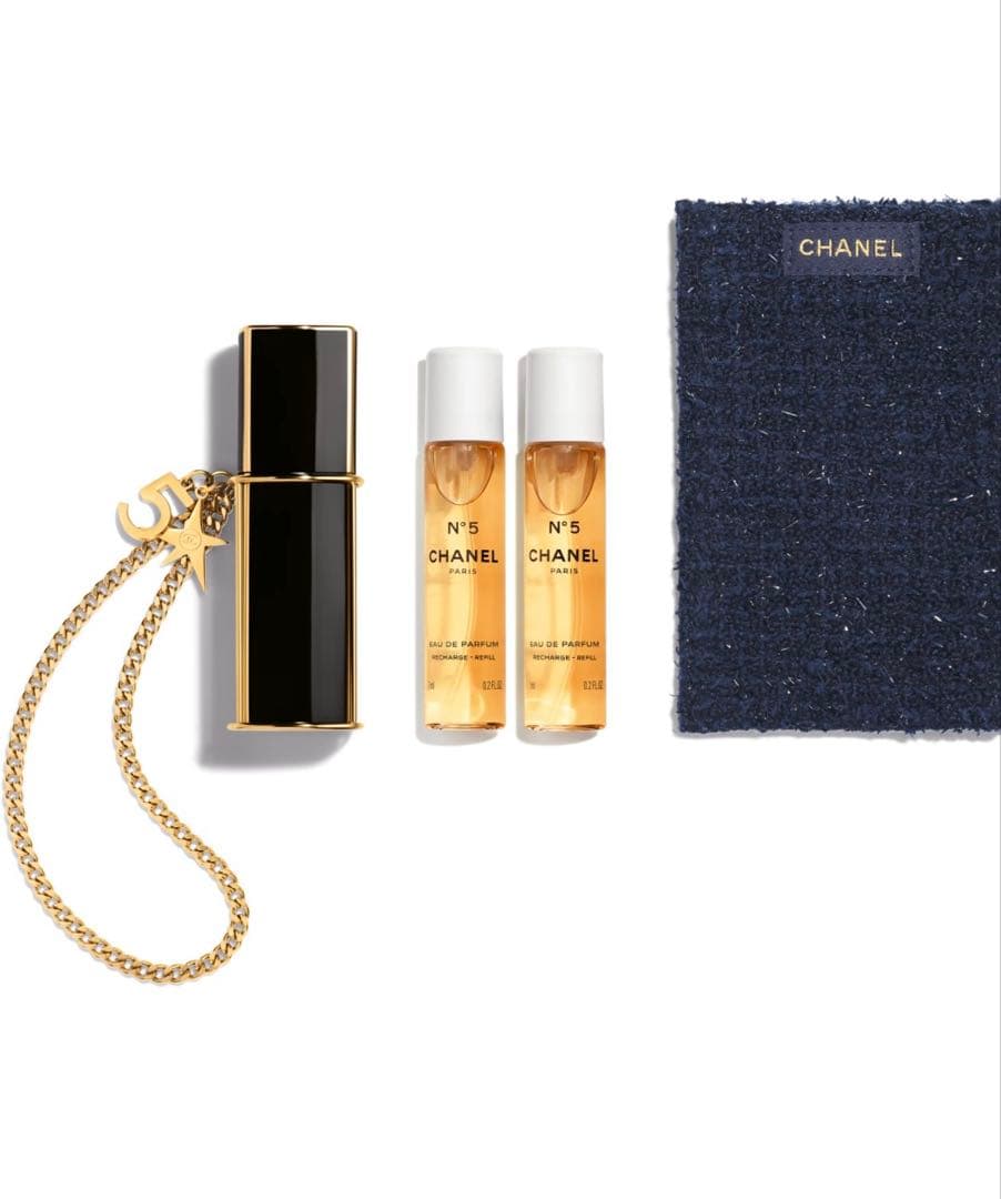【新品】シャネル N°5 オードゥパルファム　パーススプレイコメット 3x7ml
