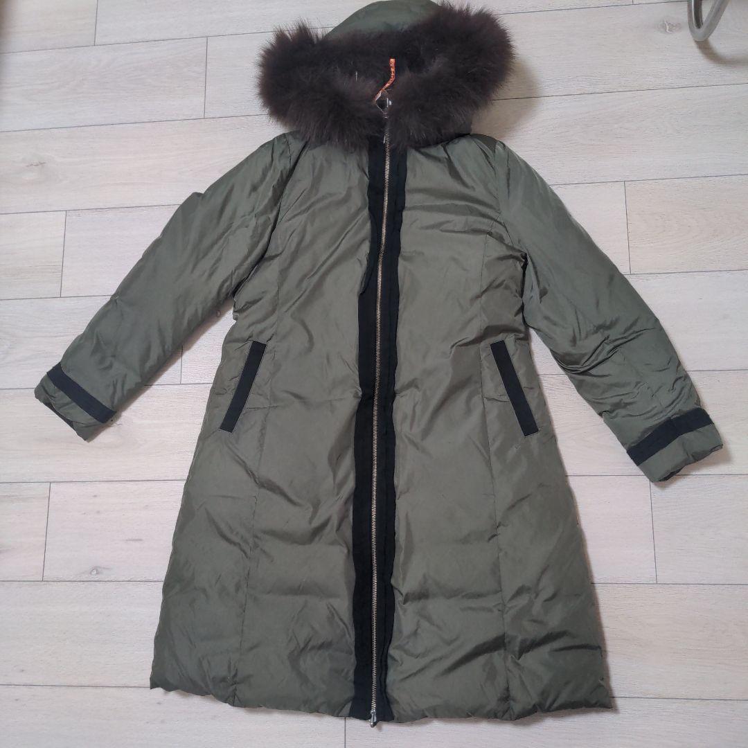 タイムセール☆ランバンオンブルー リバーシブル ダウンコート 38