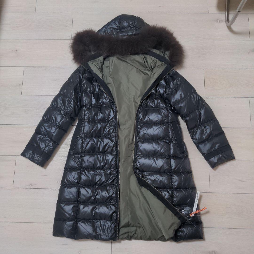 タイムセール☆ランバンオンブルー リバーシブル ダウンコート 38