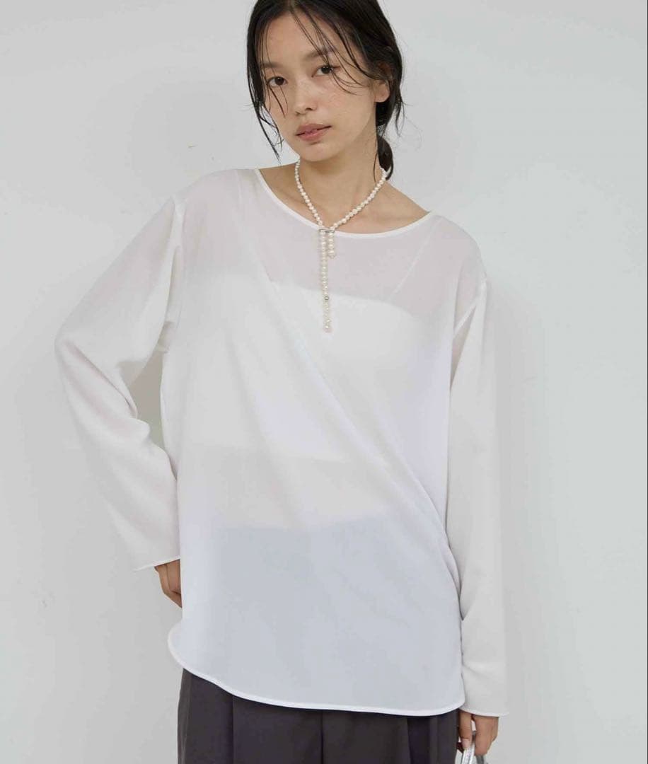 GALLARDAGALANTE ラウンドブラウスTee