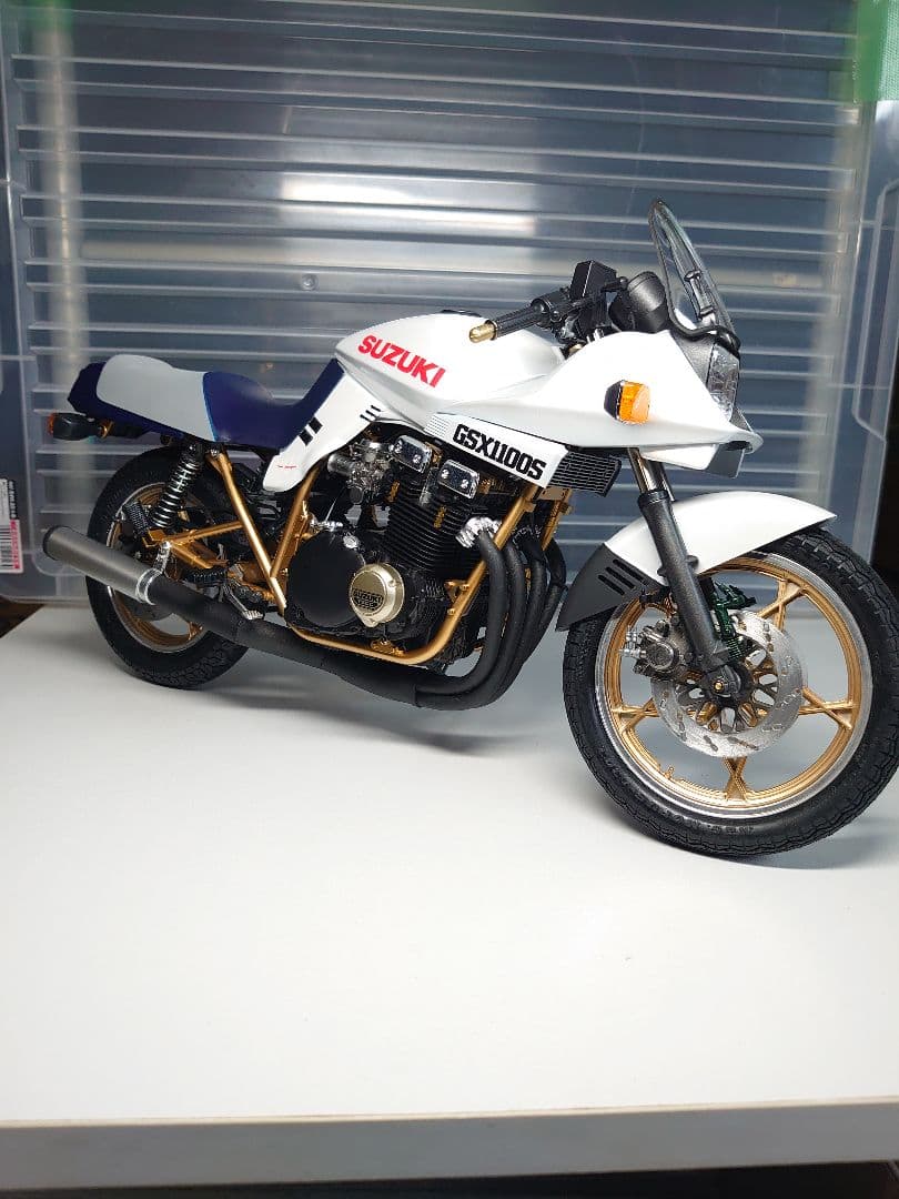 タミヤ1/6スズキGSX1100Sカタナ【完成品】カスタム - メルカリ