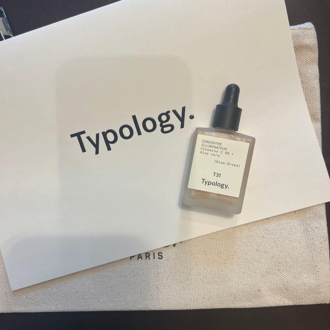 【ポーチ付き】新品未開封Typology T31 ティポロジー グロウドロップス