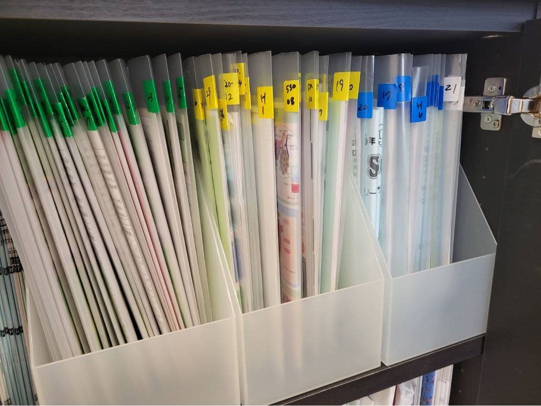 サピックス テキスト収納用クリアファイルセット売り - メルカリ