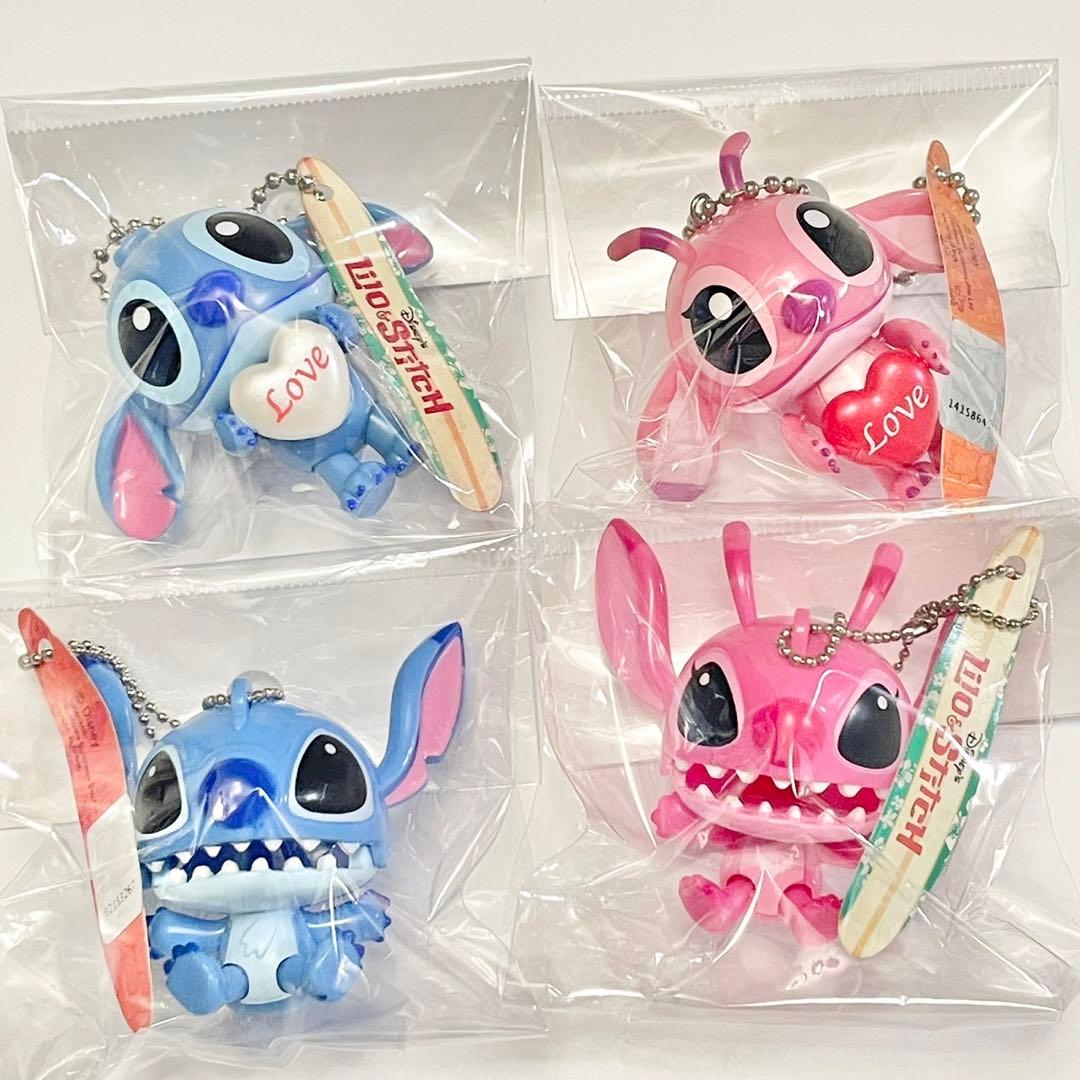 ディズニー スティッチ エンジェル ゆらゆら マスコット キーホルダー