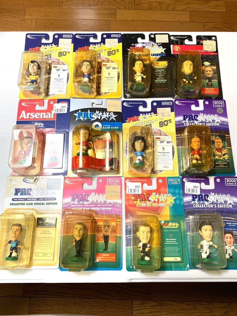 未開封　コリンシアン　欧州サッカー名選手フィギュア12体 12体セット】 コリンシアン サッカー フィギュア プロスターズ
