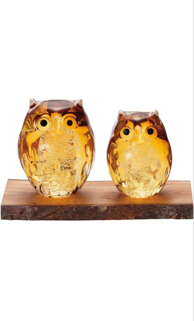 3日間限定セール　フクロウ置物セット