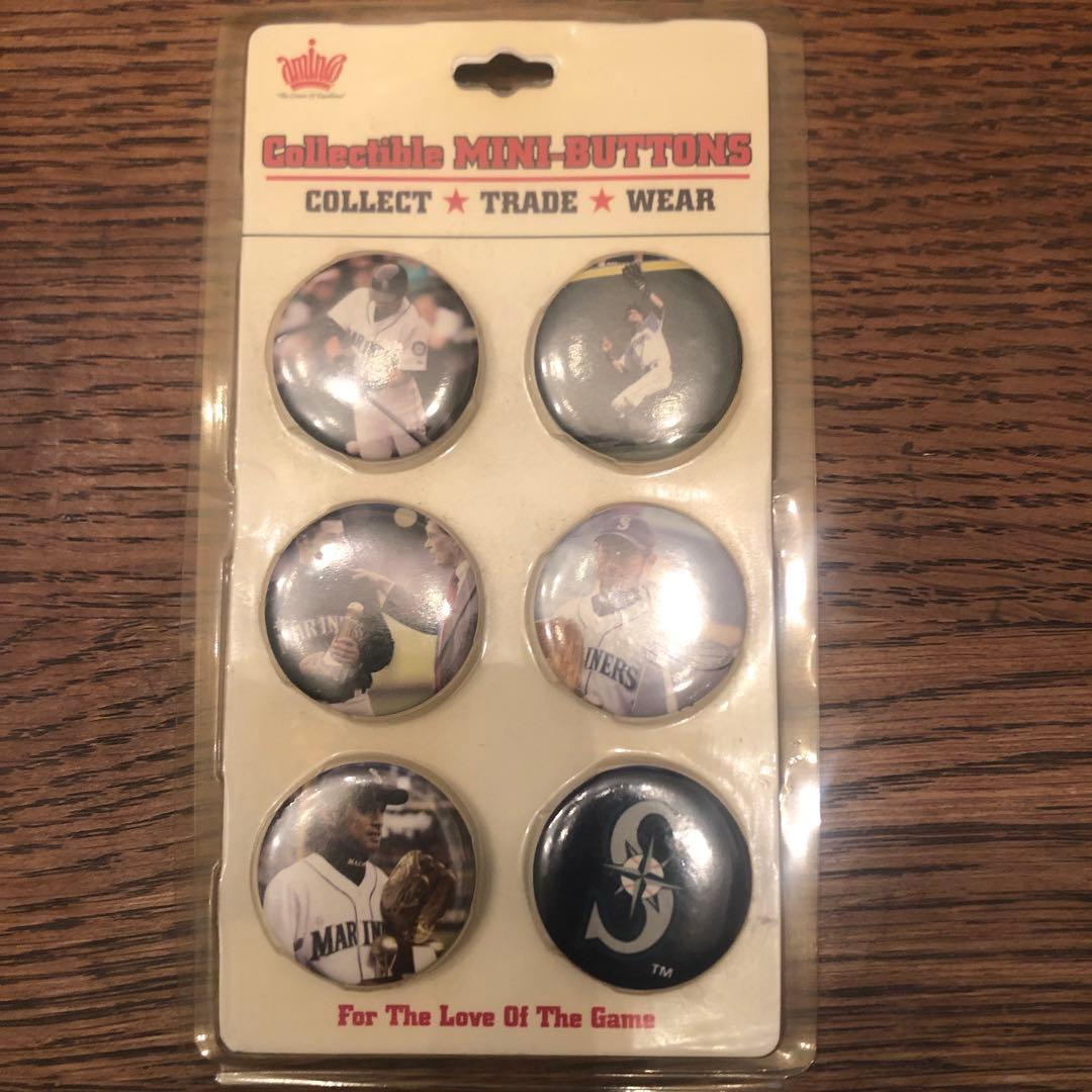 イチロー 缶バッジ シアトルマリナーズ