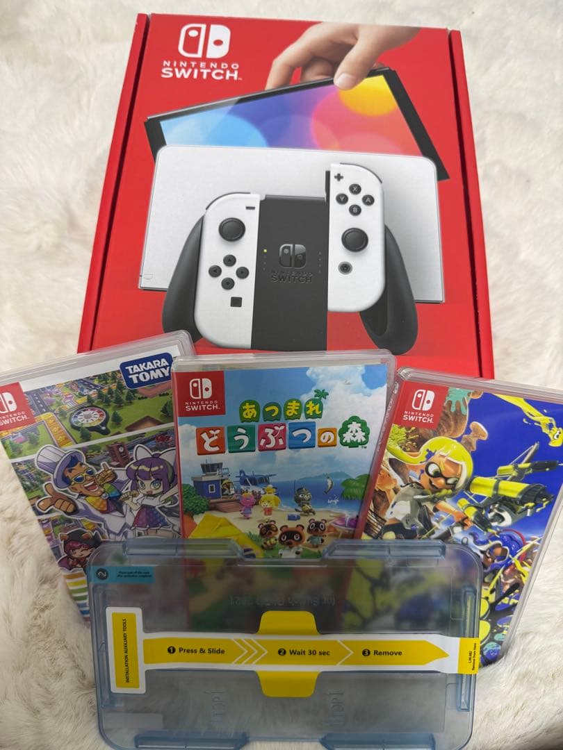 任天堂Switch 有機ELモデル ソフト3本セット