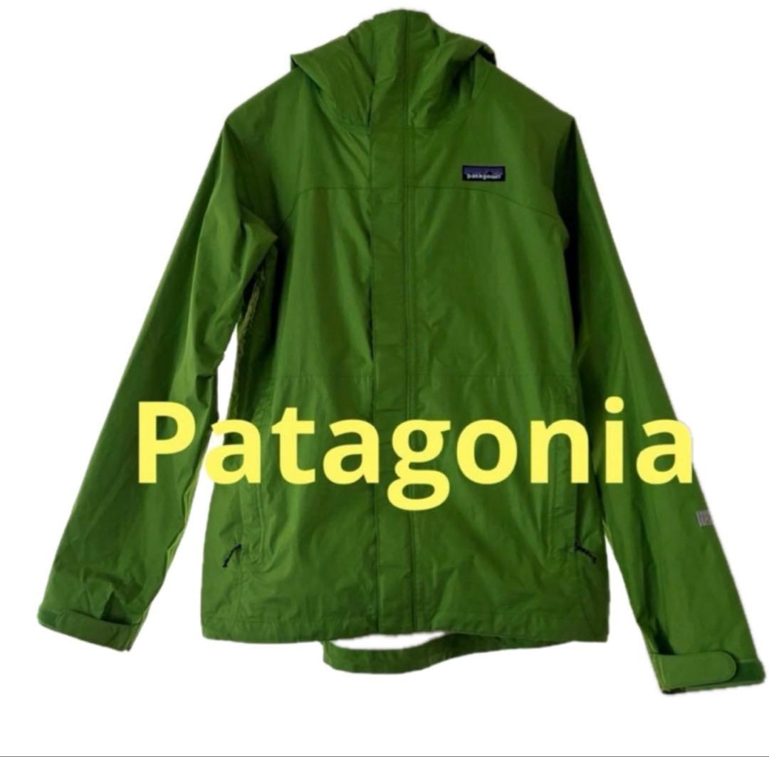 patagonia トレントシェルジャケット 緑 Sサイズ - メルカリ