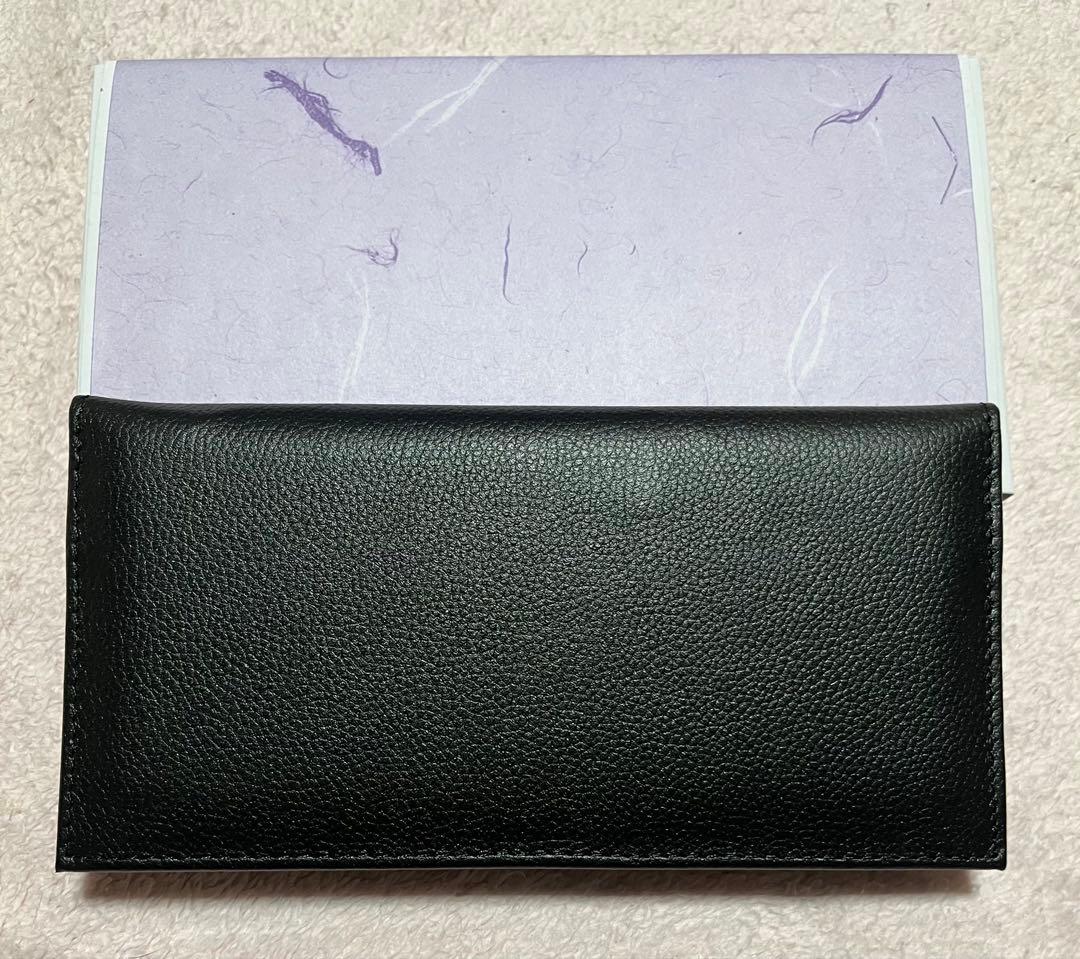 新品未使用】皇居 財布 ブラック 黒 長財布 本革 - メルカリ