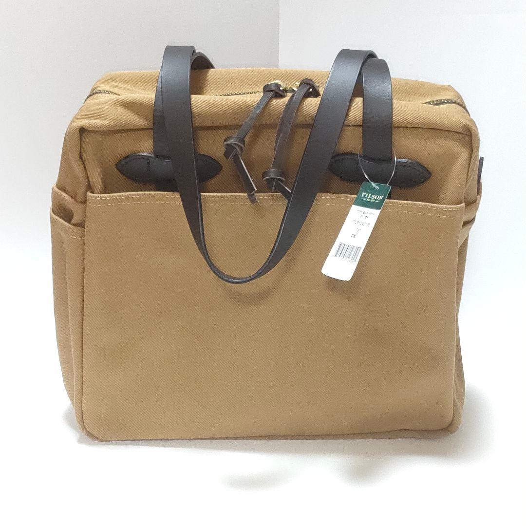 未使用 Filson フィルソン ジッパー付トート タン