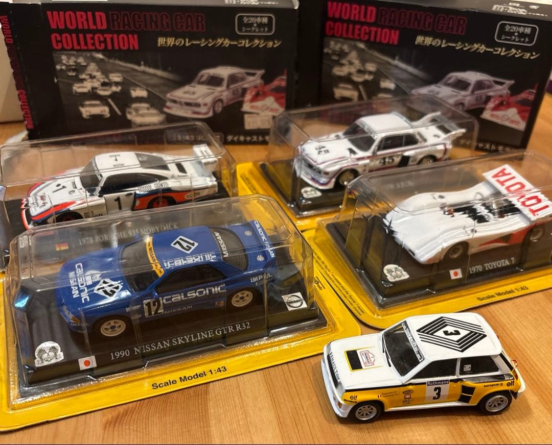 ワールドレーシングコレクション　NISSAN SKYLINE GTR 等ミニカー