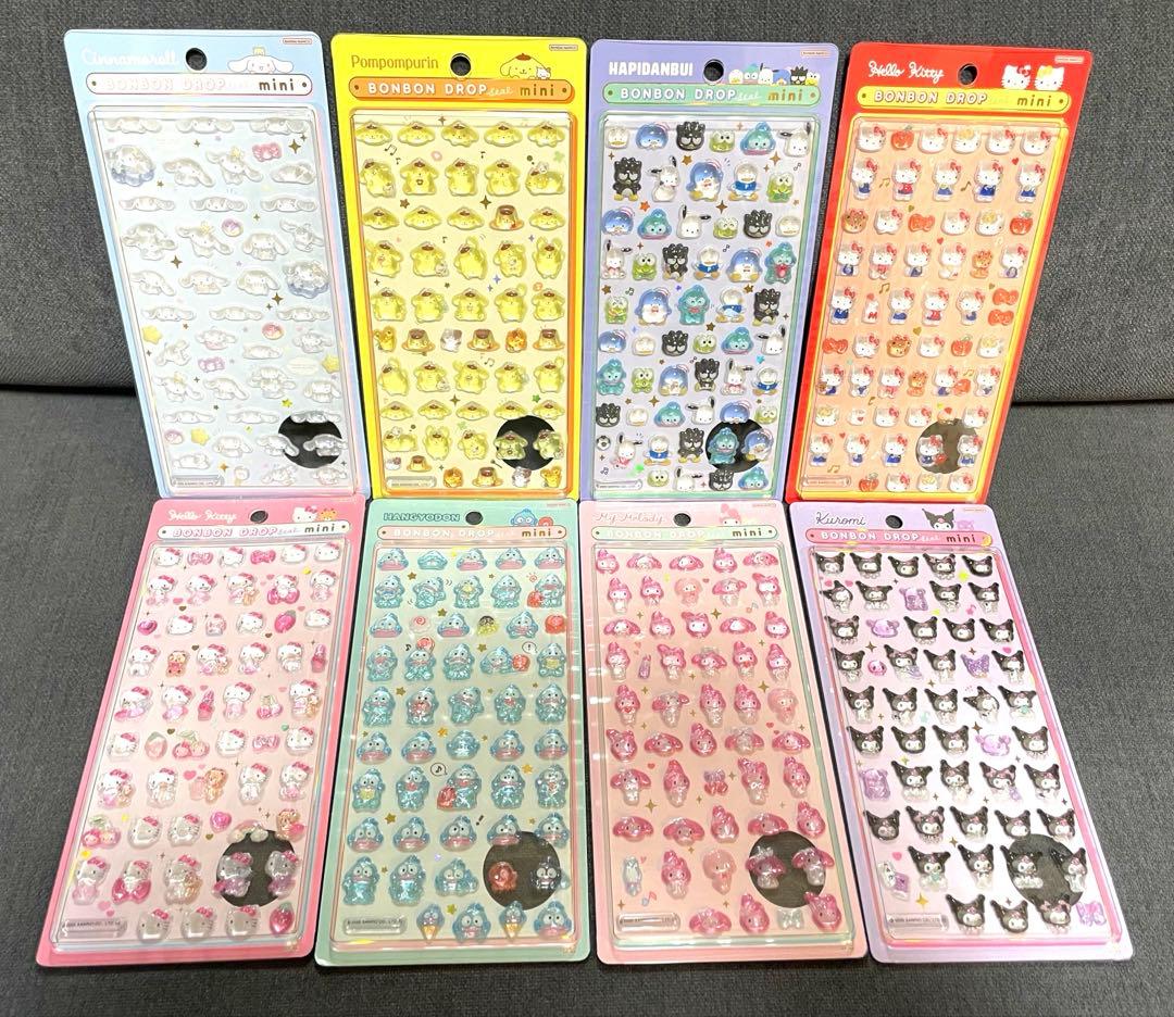 早い者勝ち♡【正規品】ボンボンドロップシールmini サンリオ