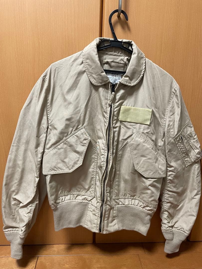COCKPIT USA INCフライトジャケット　ベージュ　米空軍　Mサイズ