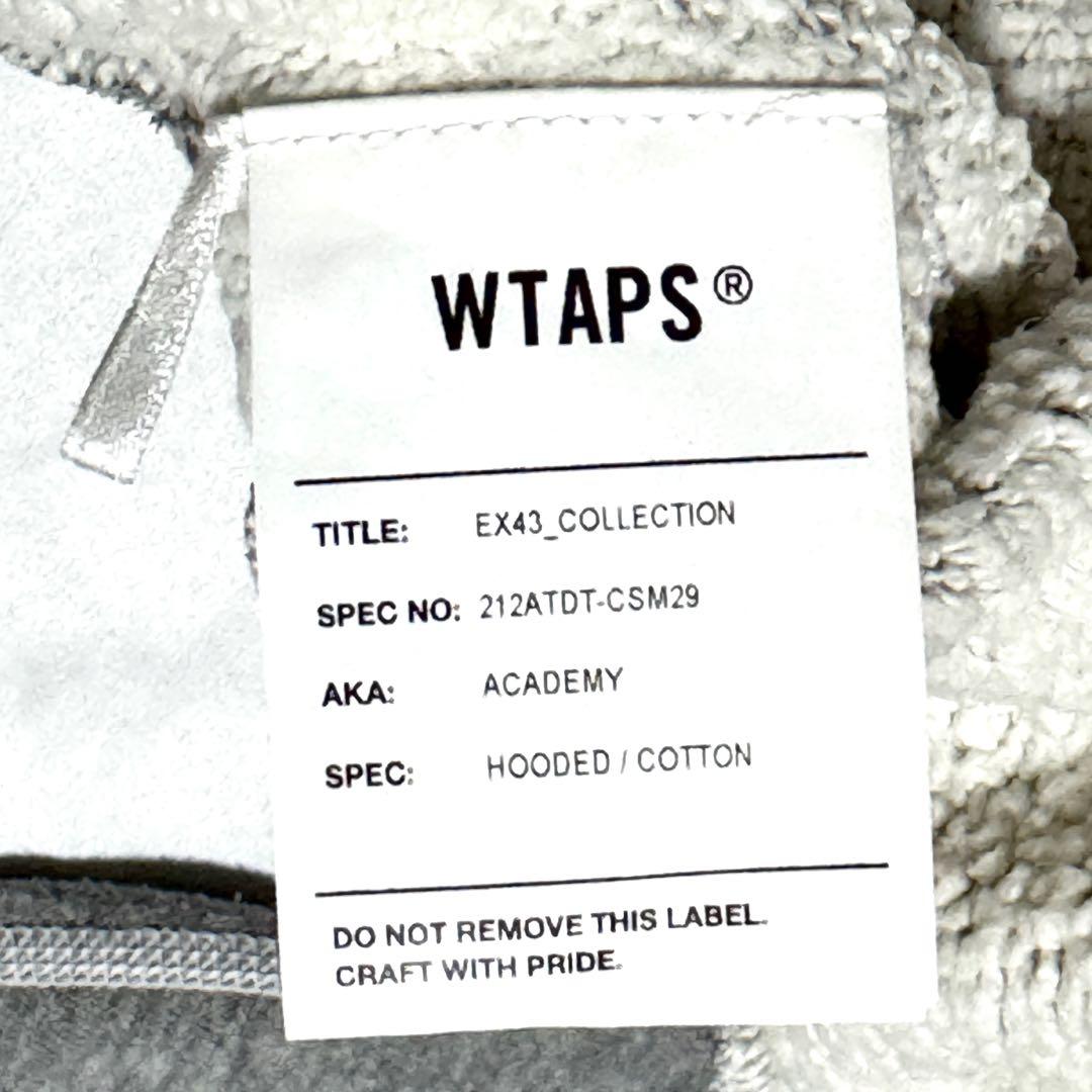 WTAPS DSPLNロゴパーカー グレー 日本製定番 希少モデル上質裏毛仕様