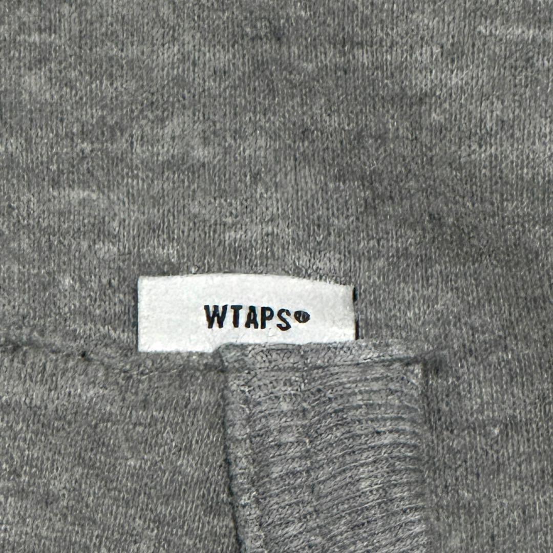 WTAPS DSPLNロゴパーカー グレー 日本製定番 希少モデル上質裏毛仕様