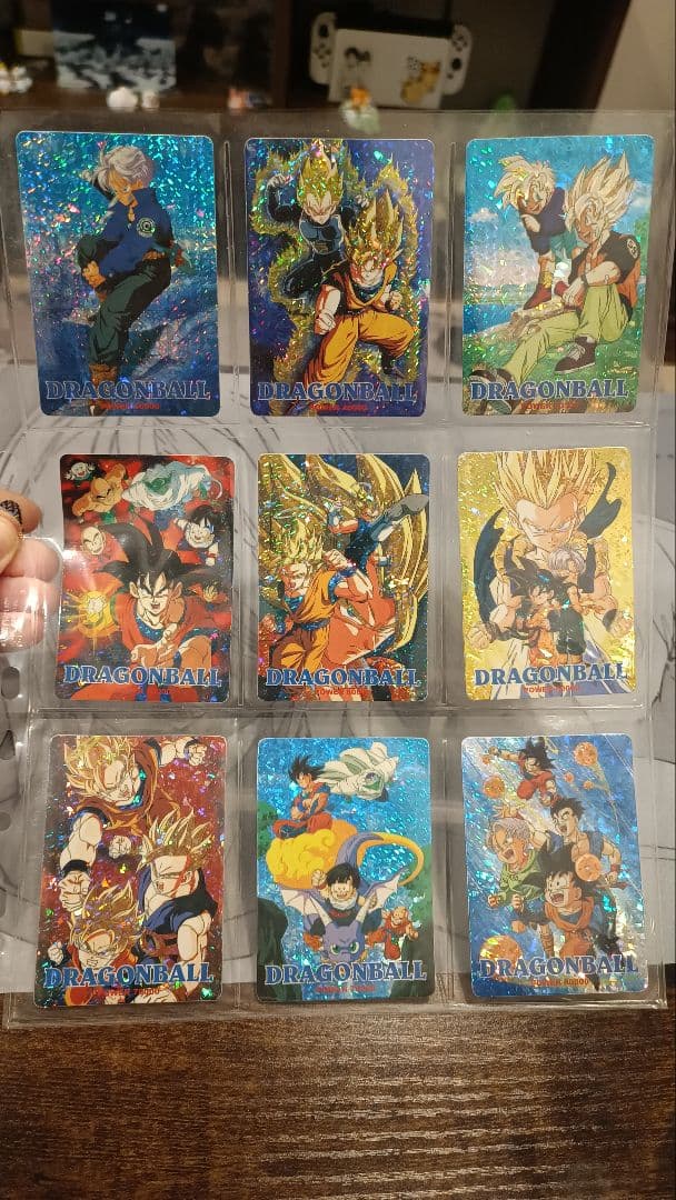 ドラゴンボール トホロ加工のコレクションカード 9枚セット