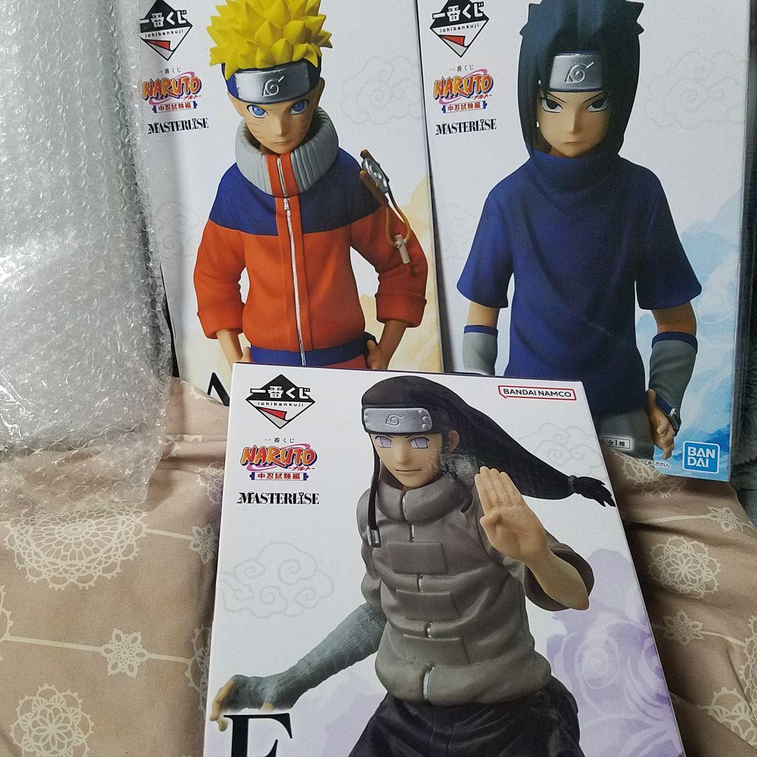 NARUTO うずまきナルト　サスケ　ネジ　フィギュア　中忍試験　一番くじ