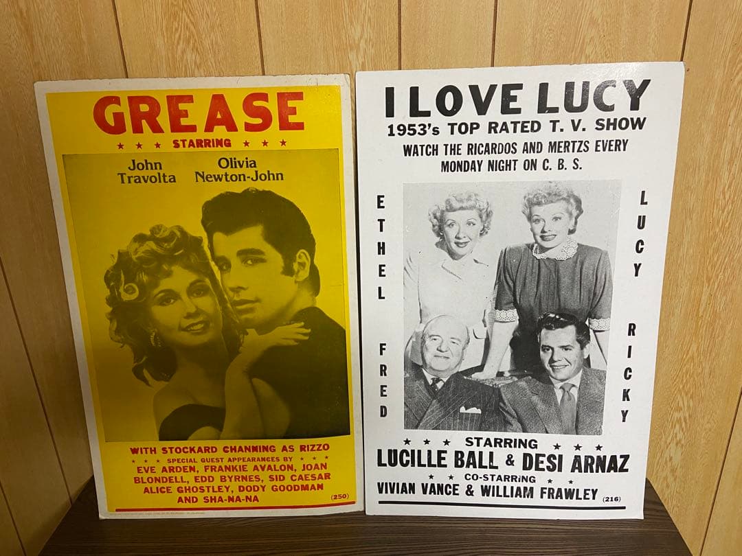 【超希少】　当時物アメリカドラマ映画番宣ポスター　I Love Lucy 他