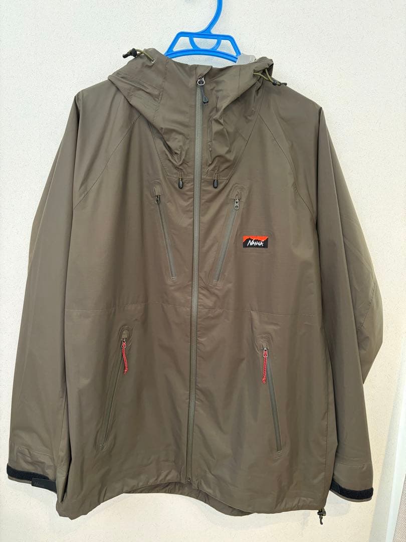 NANGA オーロラテックス 2.5レイヤー トレックシェルパーカー　XL NANGA（ナンガ） オーロラ2.5レイヤー トレックシェルパーカー メンズ