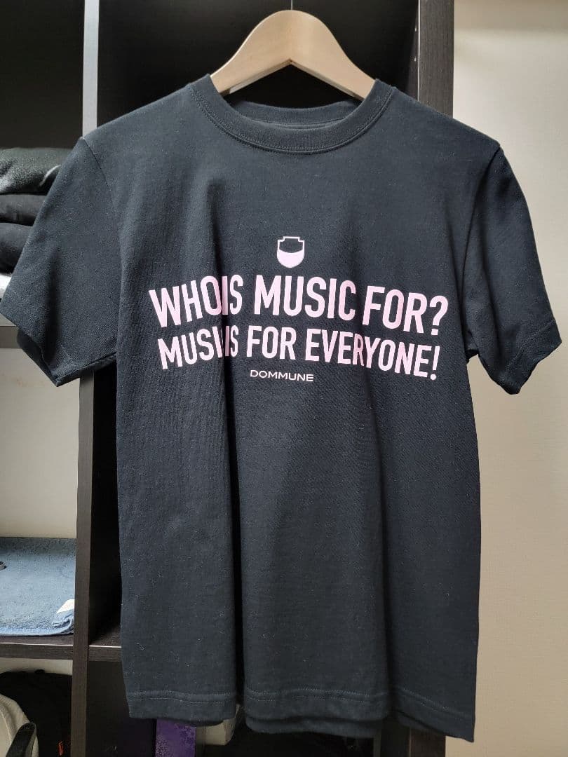 DOMMUNE メッセージプリント Tシャツ 2色セット