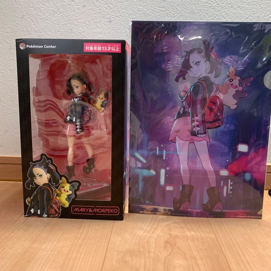 【新品未開封】ポケモン マリィ & モルペコ フィギュア 特典クリアファイル有