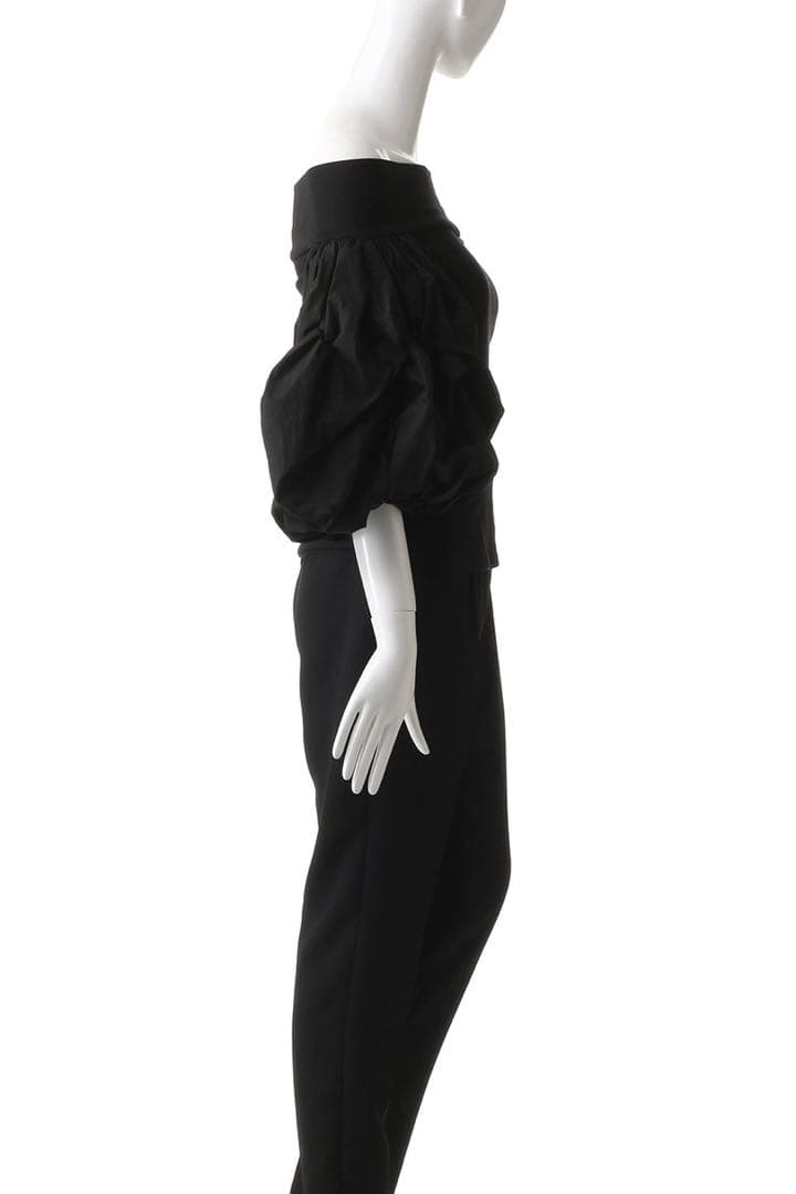 未使用】HER. オフショルダーボリュームスリーブカットトップス black
