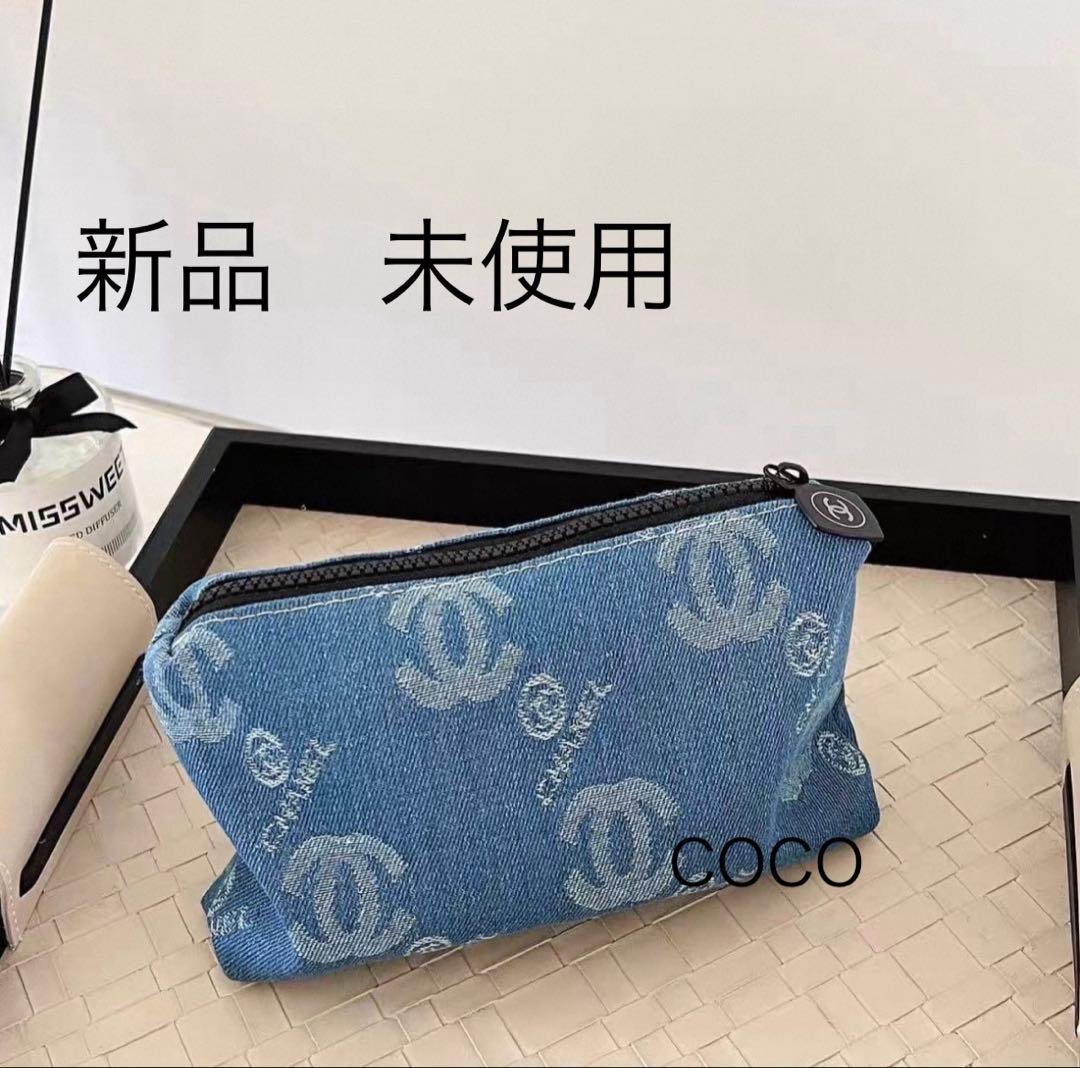 CHANEL デニムポーチ 新品未使用 シャネル ノベルティIⅤ6 - メルカリ