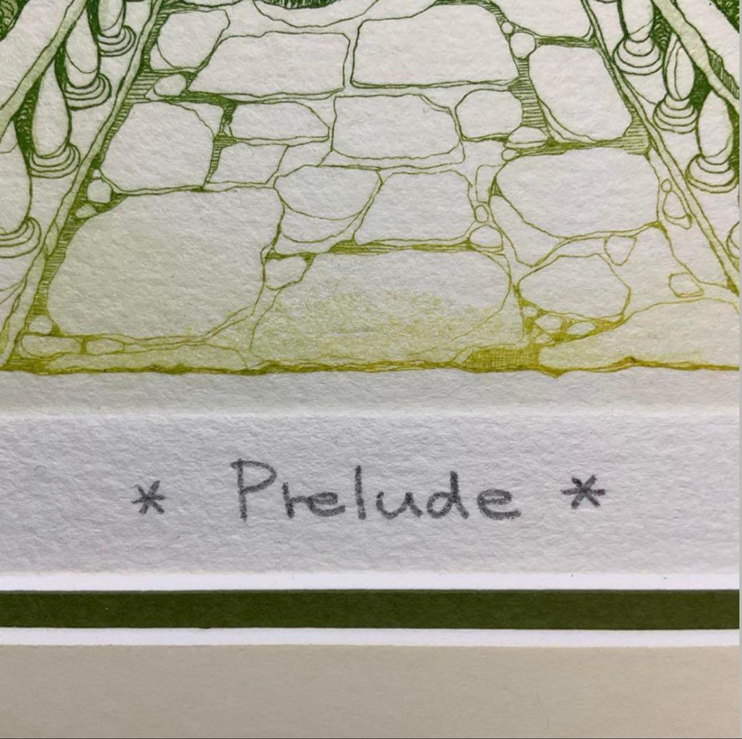 絵画・額縁・銅版画・上砂理佳・Prelude・エッチング・メルヘン・美術