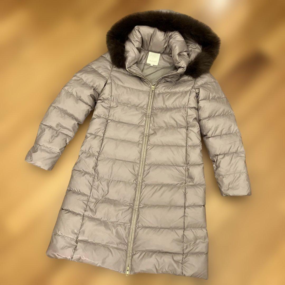 ビーミングバイビームス　ダウンコート　レディース　新品　S ベージュ　河田ダウン