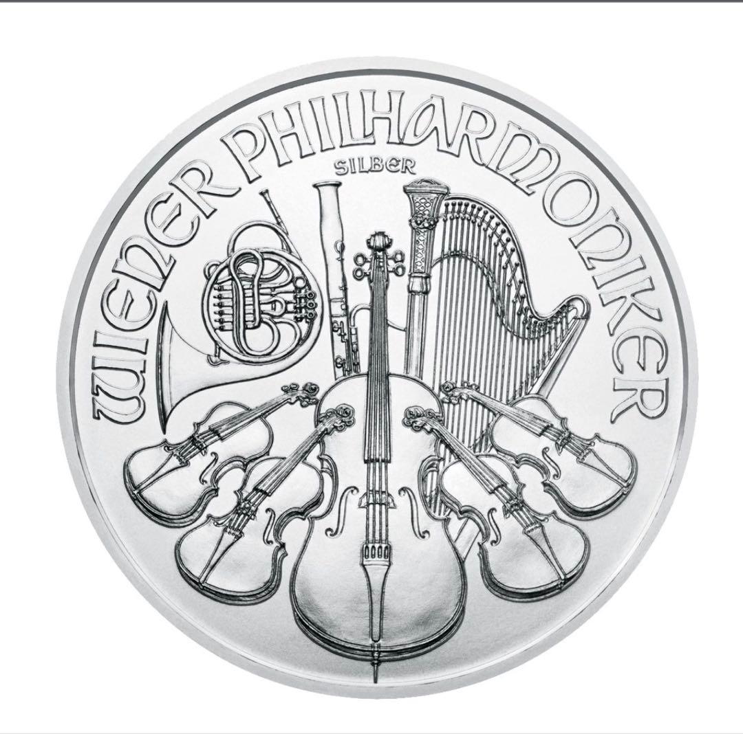 2020 オーストリア ウィーン銀貨 1oz クリアーケース付 1.5 EUR オーストリア ウィーン銀貨 1オンス【5枚セット 合計5オンス】2020