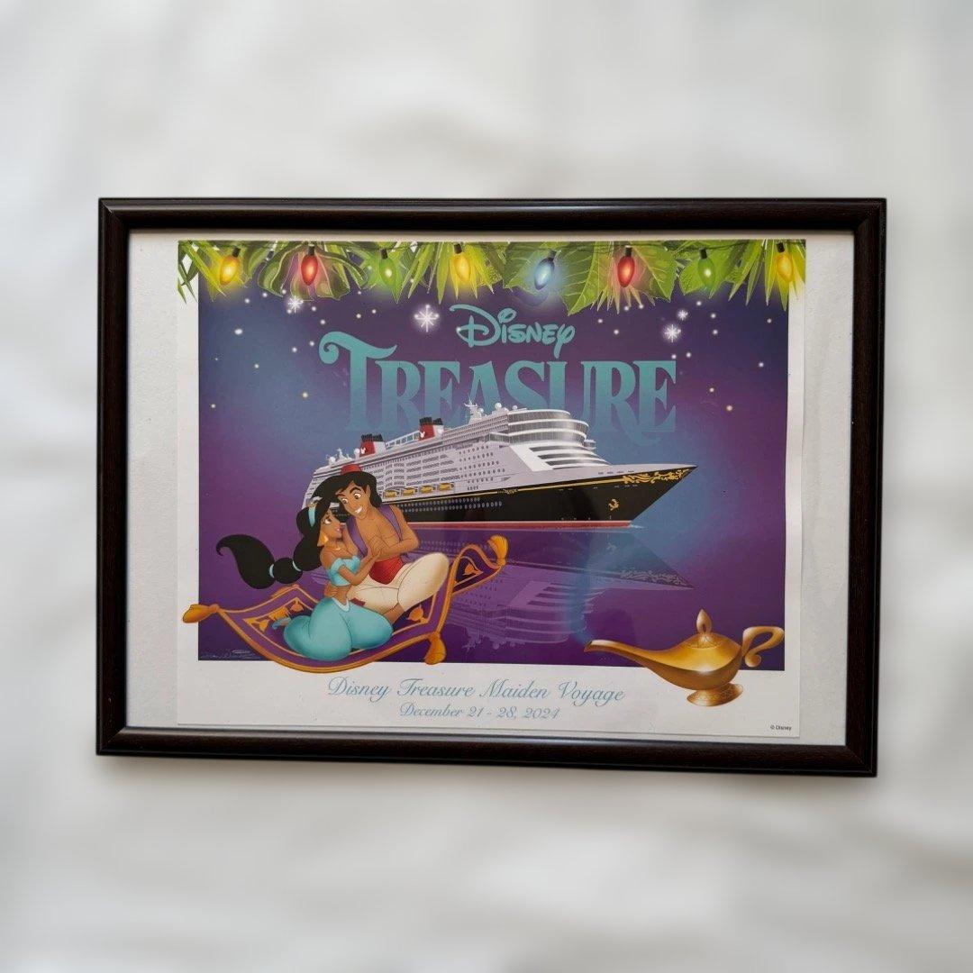 非売品：限定版リトグラフ：ディズニー・トレジャー号の初航海