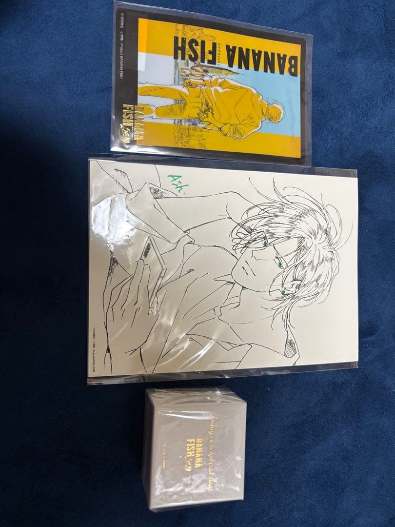 BANANAFISH バナナフィッシュ アッシュ ピアス カード バースデー