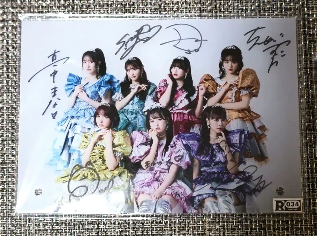 メンバー全員 直筆サイン入り FRUITS ZIPPER アクリルパネル - メルカリ
