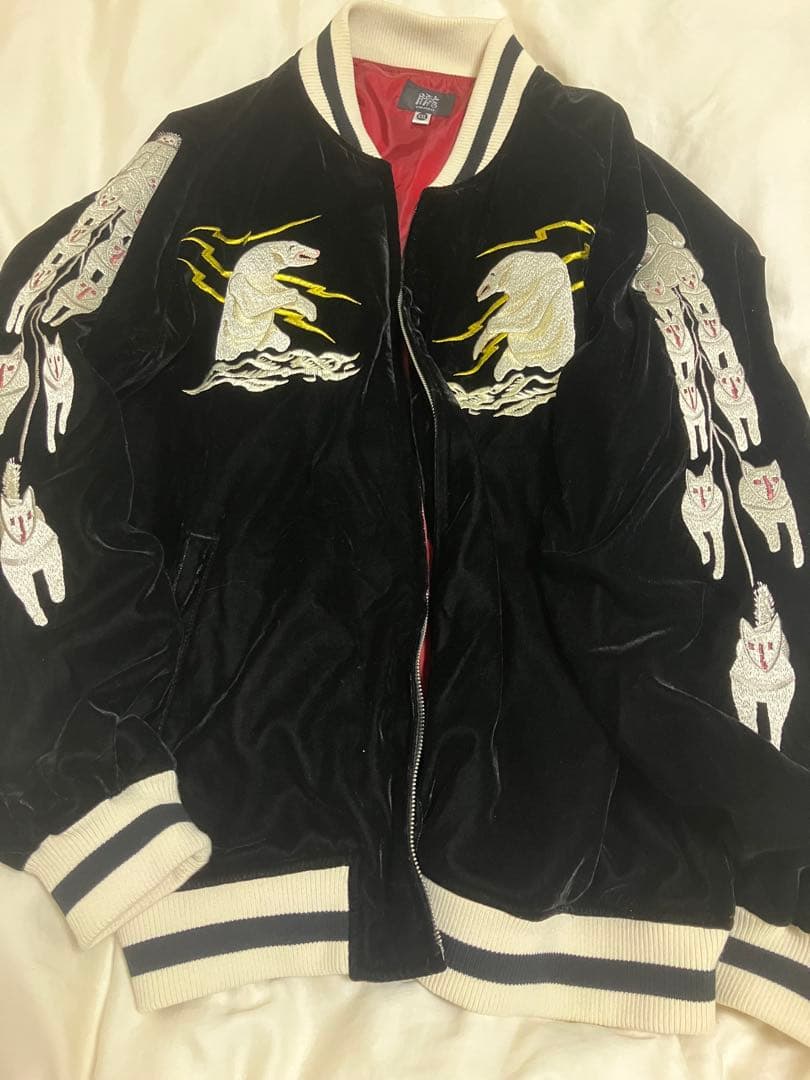 犬そり　アラスカ　スカジャン